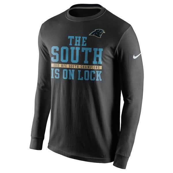 Carolina Panthers Nike Black 2015 NFC South Division Champions WEM T-Shirt,We sell and wholesale Carolina Panthers Nike Black 2015 NFC South Division Champions WEM T-Shirt on line form chian!
